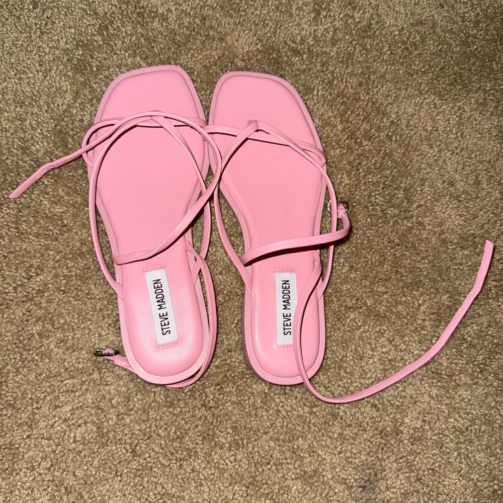 Steve Madden Strappy Pink Sandals